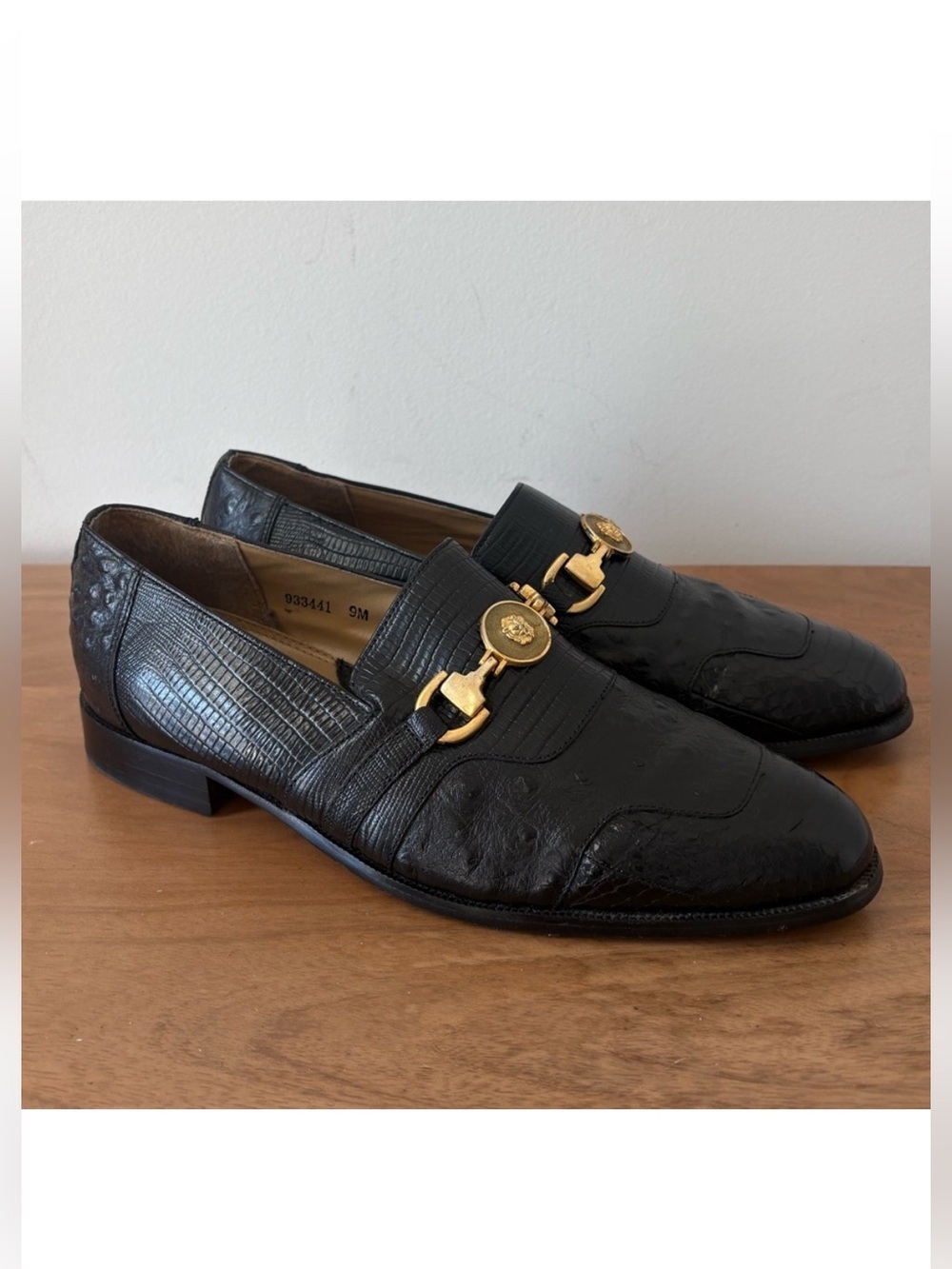 Giorgio Brutini Private Collection Genuine Snake Skin Loafers 9M